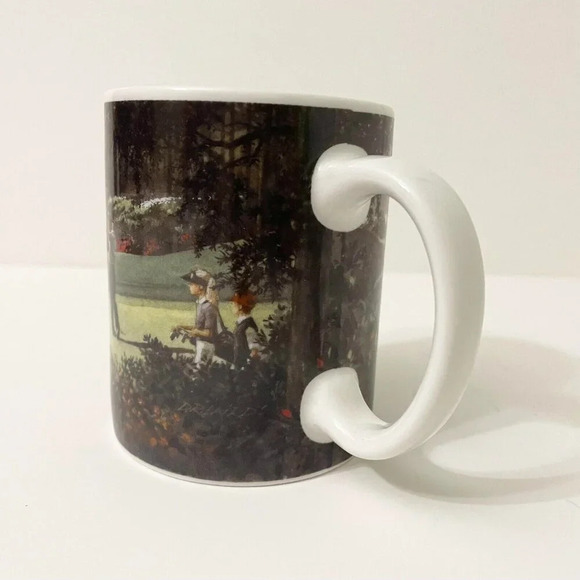 2003 The Approach D R Laird Print Collector Coffee Mug Tea Cup Golf - Picture 5 of 15